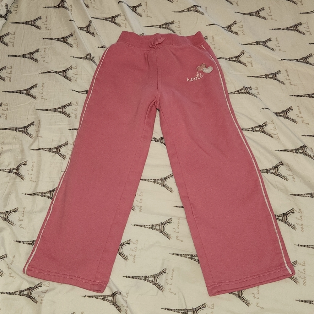 Roots Pink sweat pants